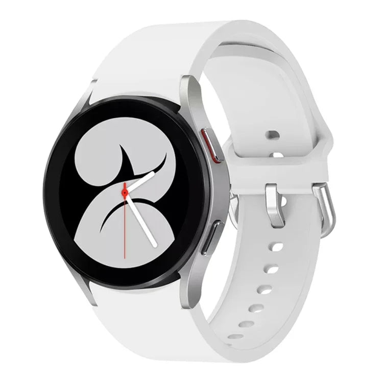 ユニバーサルシリコンカラフルバックル交換用ストラップバンド、Samsung Galaxy Watch4 40mm用、Samsung Galaxy Watch4 44mm用、Samsung Galaxy Watch4 Classic 42mm用、Samsung Galaxy Watch4 Classic 46mm用