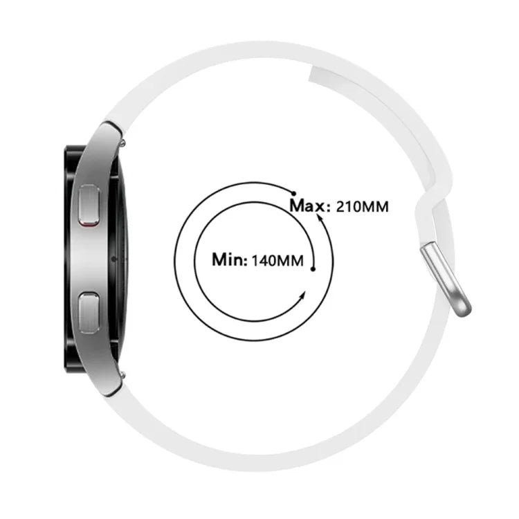 ユニバーサルシリコンカラフルバックル交換用ストラップバンド、Samsung Galaxy Watch4 40mm用、Samsung Galaxy Watch4 44mm用、Samsung Galaxy Watch4 Classic 42mm用、Samsung Galaxy Watch4 Classic 46mm用