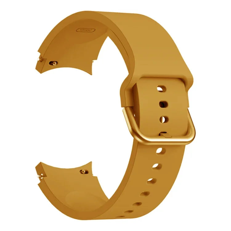 ユニバーサルシリコンカラフルバックル交換用ストラップバンド、Samsung Galaxy Watch4 40mm用、Samsung Galaxy Watch4 44mm用、Samsung Galaxy Watch4 Classic 42mm用、Samsung Galaxy Watch4 Classic 46mm用