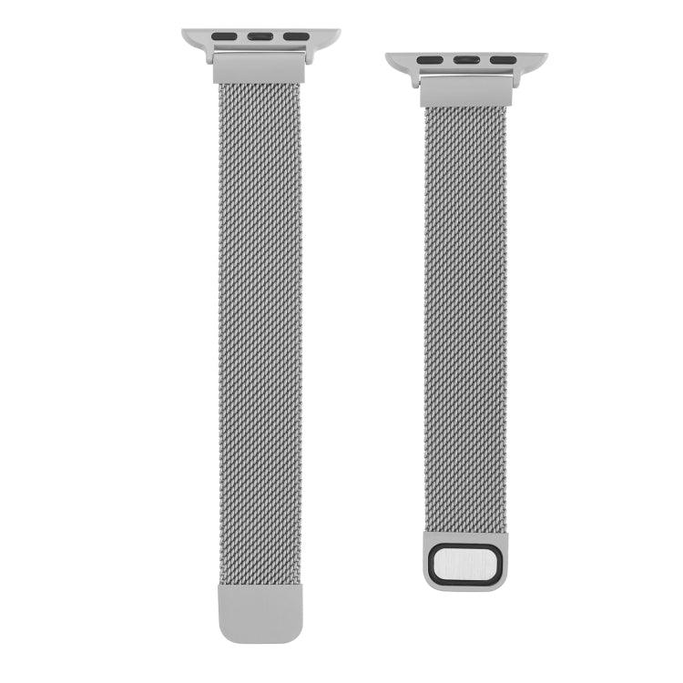 スモールウエストダブルセクションミラン交換用ウォッチバンド、Apple Watch Series 7 45mm / 6 & SE & 5 & 4 44mm / 3 & 2 & 1 42mm、7 41mm / 6 & SE & 5 & 4 40mm / 3 & 2 & 1 38mm用