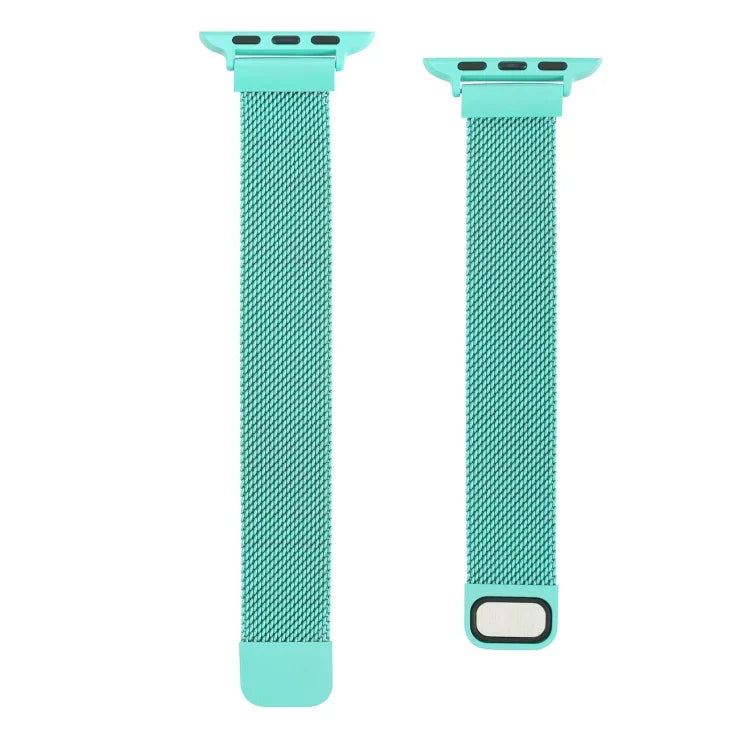 スモールウエストダブルセクションミラン交換用ウォッチバンド、Apple Watch Series 7 45mm / 6 & SE & 5 & 4 44mm / 3 & 2 & 1 42mm、7 41mm / 6 & SE & 5 & 4 40mm / 3 & 2 & 1 38mm用