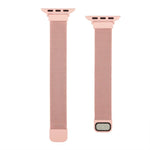 スモールウエストダブルセクションミラン交換用ウォッチバンド、Apple Watch Series 7 45mm / 6 & SE & 5 & 4 44mm / 3 & 2 & 1 42mm、7 41mm / 6 & SE & 5 & 4 40mm / 3 & 2 & 1 38mm用