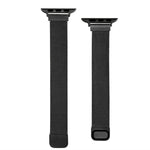 スモールウエストダブルセクションミラン交換用ウォッチバンド、Apple Watch Series 7 45mm / 6 & SE & 5 & 4 44mm / 3 & 2 & 1 42mm、7 41mm / 6 & SE & 5 & 4 40mm / 3 & 2 & 1 38mm用