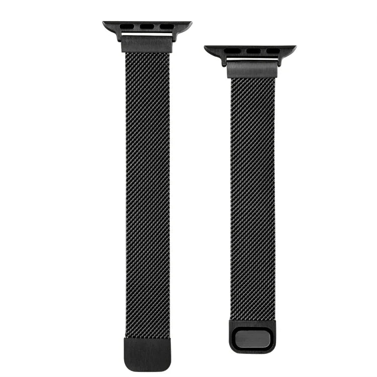 スモールウエストダブルセクションミラン交換用ウォッチバンド、Apple Watch Series 7 45mm / 6 & SE & 5 & 4 44mm / 3 & 2 & 1 42mm、7 41mm / 6 & SE & 5 & 4 40mm / 3 & 2 & 1 38mm用