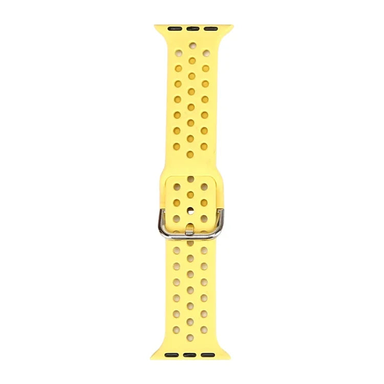 シリコン交換用ウォッチバンド、Apple Watch Series 7 41mm / 6 & SE & 5 & 4 40mm / 3 & 2 & 1 38mm用
