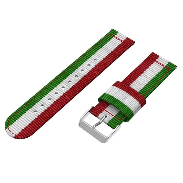 Samsung Galaxy Watch4 40/44mm & Watch4 Classic 42/46mm用 分割ナイロン交換用ストラップバンド