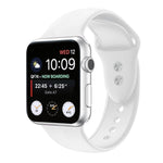 ダブルネイルシリコン交換用ストラップウォッチバンド、Apple Watch Series 7 45mm / 6 & SE & 5 & 4 44mm / 3 & 2 & 1 42mm、7 41mm / 6 & SE & 5 & 4 40mm / 3 & 2 & 1 38mm用