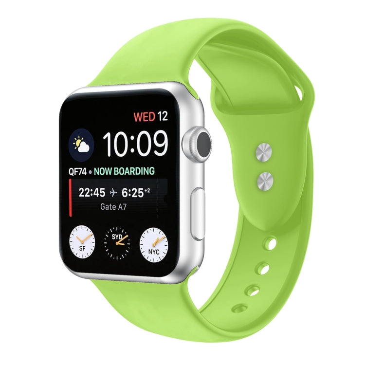 ダブルネイルシリコン交換用ストラップウォッチバンド、Apple Watch Series 7 45mm / 6 & SE & 5 & 4 44mm / 3 & 2 & 1 42mm、7 41mm / 6 & SE & 5 & 4 40mm / 3 & 2 & 1 38mm用