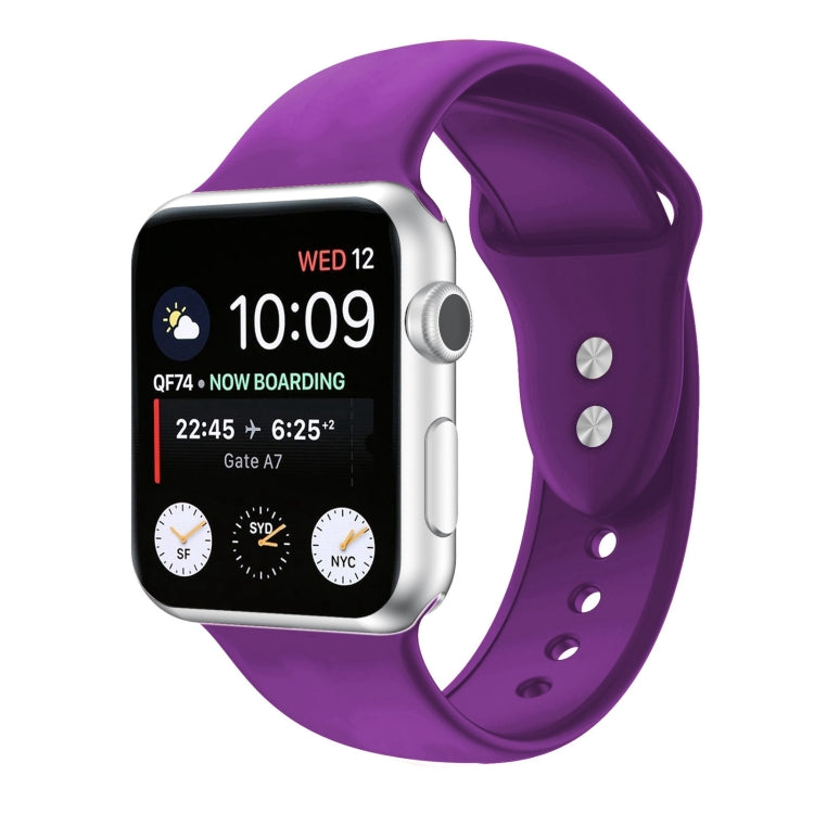 ダブルネイルシリコン交換用ストラップウォッチバンド、Apple Watch Series 7 45mm / 6 & SE & 5 & 4 44mm / 3 & 2 & 1 42mm、7 41mm / 6 & SE & 5 & 4 40mm / 3 & 2 & 1 38mm用