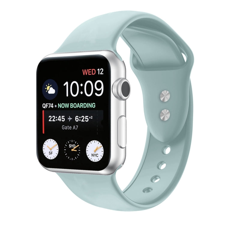 ダブルネイルシリコン交換用ストラップウォッチバンド、Apple Watch Series 7 45mm / 6 & SE & 5 & 4 44mm / 3 & 2 & 1 42mm、7 41mm / 6 & SE & 5 & 4 40mm / 3 & 2 & 1 38mm用