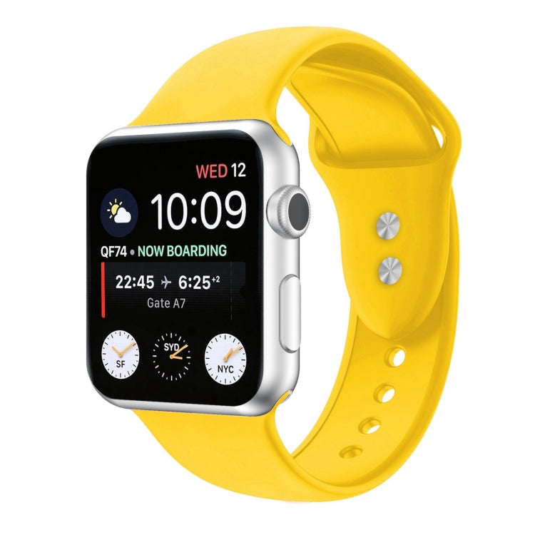 ダブルネイルシリコン交換用ストラップウォッチバンド、Apple Watch Series 7 45mm / 6 & SE & 5 & 4 44mm / 3 & 2 & 1 42mm、7 41mm / 6 & SE & 5 & 4 40mm / 3 & 2 & 1 38mm用