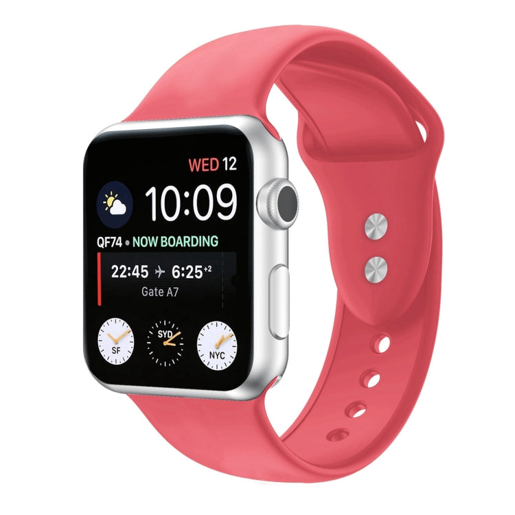 ダブルネイルシリコン交換用ストラップウォッチバンド、Apple Watch Series 7 45mm / 6 & SE & 5 & 4 44mm / 3 & 2 & 1 42mm、7 41mm / 6 & SE & 5 & 4 40mm / 3 & 2 & 1 38mm用