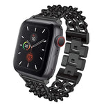 メタル カウボーイ 交換用ストラップ バンド Apple Watch シリーズ用, 7 41mm / 6 & SE & 5 & 4 40mm / 3 & 2 & 1 38mm, 7 45mm / 6 & SE & 5 & 4 44mm / 3 & 2 & 1 42mm