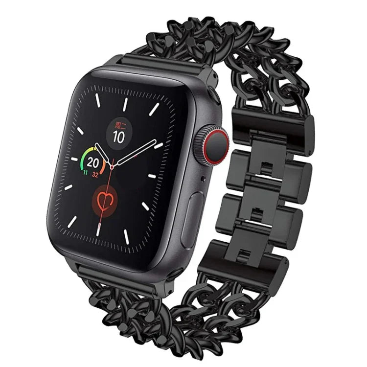 メタル カウボーイ 交換用ストラップ バンド Apple Watch シリーズ用, 7 41mm / 6 & SE & 5 & 4 40mm / 3 & 2 & 1 38mm, 7 45mm / 6 & SE & 5 & 4 44mm / 3 & 2 & 1 42mm