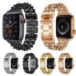 メタル カウボーイ 交換用ストラップ バンド Apple Watch シリーズ用, 7 41mm / 6 & SE & 5 & 4 40mm / 3 & 2 & 1 38mm, 7 45mm / 6 & SE & 5 & 4 44mm / 3 & 2 & 1 42mm