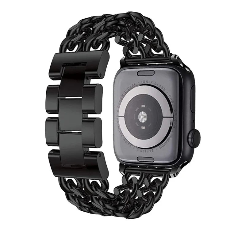 メタル カウボーイ 交換用ストラップ バンド Apple Watch シリーズ用, 7 41mm / 6 & SE & 5 & 4 40mm / 3 & 2 & 1 38mm, 7 45mm / 6 & SE & 5 & 4 44mm / 3 & 2 & 1 42mm
