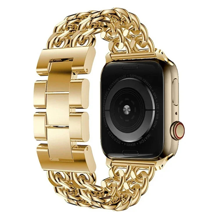 メタル カウボーイ 交換用ストラップ バンド Apple Watch シリーズ用, 7 41mm / 6 & SE & 5 & 4 40mm / 3 & 2 & 1 38mm, 7 45mm / 6 & SE & 5 & 4 44mm / 3 & 2 & 1 42mm