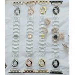 透明カウボーイチェーン 交換用ストラップ バンド Apple Watch シリーズ用, 7 41mm / 6 & SE & 5 & 4 40mm / 3 & 2 & 1 38mm, 7 45mm / 6 & SE & 5 & 4 44mm / 3 & 2 & 1 42mm