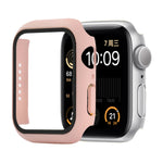 衝撃吸収PC＋強化ガラス保護ケース、梱包用カートン付き、Apple Watch 44mm（オレンジ）用、Apple Watch Series 6 / 5 / 4 / Watch SE 44mm用、Apple Watch Series 6 & SE & 5 & 4 44mm用、Apple Watch Series 3 & 2 & 1 42mm用