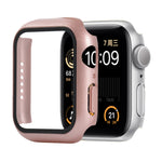 衝撃吸収PC＋強化ガラス保護ケース、梱包用カートン付き、Apple Watch 44mm（オレンジ）用、Apple Watch Series 6 / 5 / 4 / Watch SE 44mm用、Apple Watch Series 6 & SE & 5 & 4 44mm用、Apple Watch Series 3 & 2 & 1 42mm用