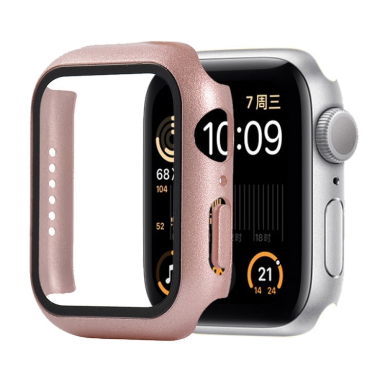 衝撃吸収PC＋強化ガラス保護ケース、梱包用カートン付き、Apple Watch 44mm（オレンジ）用、Apple Watch Series 6 / 5 / 4 / Watch SE 44mm用、Apple Watch Series 6 & SE & 5 & 4 44mm用、Apple Watch Series 3 & 2 & 1 42mm用