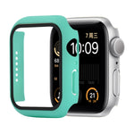衝撃吸収PC＋強化ガラス保護ケース、梱包用カートン付き、Apple Watch 44mm（オレンジ）用、Apple Watch Series 6 / 5 / 4 / Watch SE 44mm用、Apple Watch Series 6 & SE & 5 & 4 44mm用、Apple Watch Series 3 & 2 & 1 42mm用