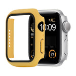 衝撃吸収PC＋強化ガラス保護ケース、梱包用カートン付き、Apple Watch 44mm（オレンジ）用、Apple Watch Series 6 / 5 / 4 / Watch SE 44mm用、Apple Watch Series 6 & SE & 5 & 4 44mm用、Apple Watch Series 3 & 2 & 1 42mm用