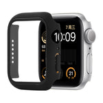 衝撃吸収PC＋強化ガラス保護ケース、梱包用カートン付き、Apple Watch 44mm（オレンジ）用、Apple Watch Series 6 / 5 / 4 / Watch SE 44mm用、Apple Watch Series 6 & SE & 5 & 4 44mm用、Apple Watch Series 3 & 2 & 1 42mm用