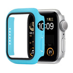 衝撃吸収PC＋強化ガラス保護ケース、梱包用カートン付き、Apple Watch 44mm（オレンジ）用、Apple Watch Series 6 / 5 / 4 / Watch SE 44mm用、Apple Watch Series 6 & SE & 5 & 4 44mm用、Apple Watch Series 3 & 2 & 1 42mm用