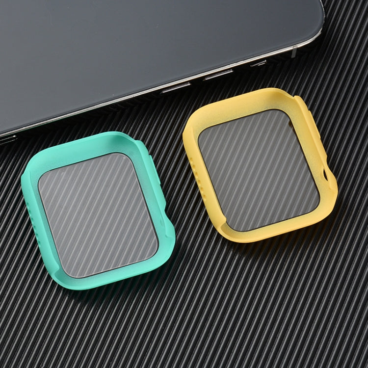 衝撃吸収PC＋強化ガラス保護ケース、梱包用カートン付き、Apple Watch 44mm（オレンジ）用、Apple Watch Series 6 / 5 / 4 / Watch SE 44mm用、Apple Watch Series 6 & SE & 5 & 4 44mm用、Apple Watch Series 3 & 2 & 1 42mm用