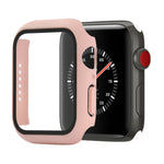 衝撃吸収PC＋強化ガラス保護ケース、梱包用カートン付き、Apple Watch 44mm（オレンジ）用、Apple Watch Series 6 / 5 / 4 / Watch SE 44mm用、Apple Watch Series 6 & SE & 5 & 4 44mm用、Apple Watch Series 3 & 2 & 1 42mm用