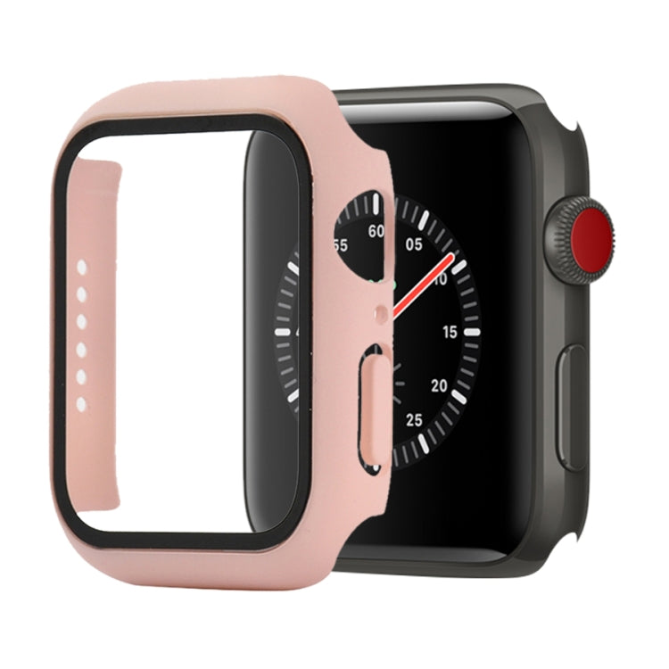 衝撃吸収PC＋強化ガラス保護ケース、梱包用カートン付き、Apple Watch 44mm（オレンジ）用、Apple Watch Series 6 / 5 / 4 / Watch SE 44mm用、Apple Watch Series 6 & SE & 5 & 4 44mm用、Apple Watch Series 3 & 2 & 1 42mm用