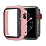 衝撃吸収PC＋強化ガラス保護ケース、梱包用カートン付き、Apple Watch 44mm（オレンジ）用、Apple Watch Series 6 / 5 / 4 / Watch SE 44mm用、Apple Watch Series 6 & SE & 5 & 4 44mm用、Apple Watch Series 3 & 2 & 1 42mm用