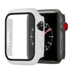 衝撃吸収PC＋強化ガラス保護ケース、梱包用カートン付き、Apple Watch 44mm（オレンジ）用、Apple Watch Series 6 / 5 / 4 / Watch SE 44mm用、Apple Watch Series 6 & SE & 5 & 4 44mm用、Apple Watch Series 3 & 2 & 1 42mm用