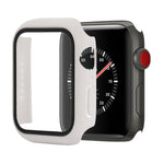 衝撃吸収PC＋強化ガラス保護ケース、梱包用カートン付き、Apple Watch 44mm（オレンジ）用、Apple Watch Series 6 / 5 / 4 / Watch SE 44mm用、Apple Watch Series 6 & SE & 5 & 4 44mm用、Apple Watch Series 3 & 2 & 1 42mm用