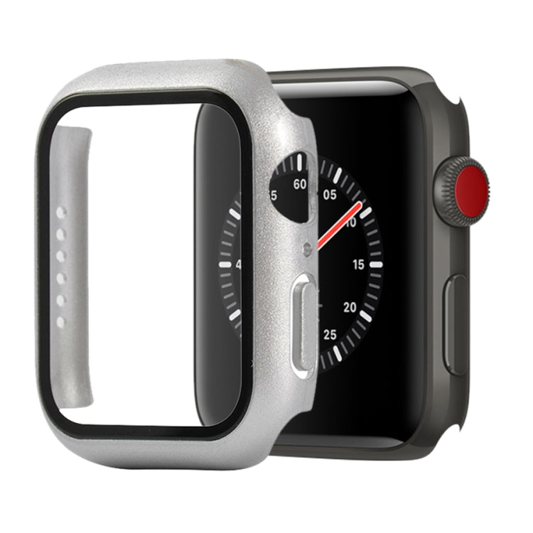 衝撃吸収PC＋強化ガラス保護ケース、梱包用カートン付き、Apple Watch 44mm（オレンジ）用、Apple Watch Series 6 / 5 / 4 / Watch SE 44mm用、Apple Watch Series 6 & SE & 5 & 4 44mm用、Apple Watch Series 3 & 2 & 1 42mm用