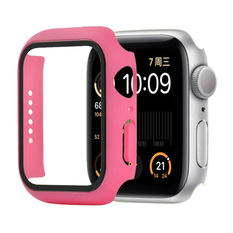 衝撃吸収PC＋強化ガラス保護ケース（梱包箱付き）Apple Watch 44mm（オレンジ）、Apple Watch Series 6 / 5 / 4 / Watch SE 40mm 用、Apple Watch Series 3 & 2 & 1 38mm 用