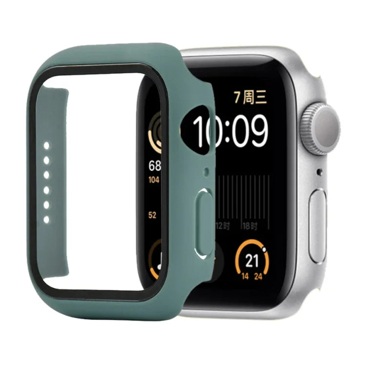 衝撃吸収PC＋強化ガラス保護ケース（梱包箱付き）Apple Watch 44mm（オレンジ）、Apple Watch Series 6 / 5 / 4 / Watch SE 40mm 用、Apple Watch Series 3 & 2 & 1 38mm 用