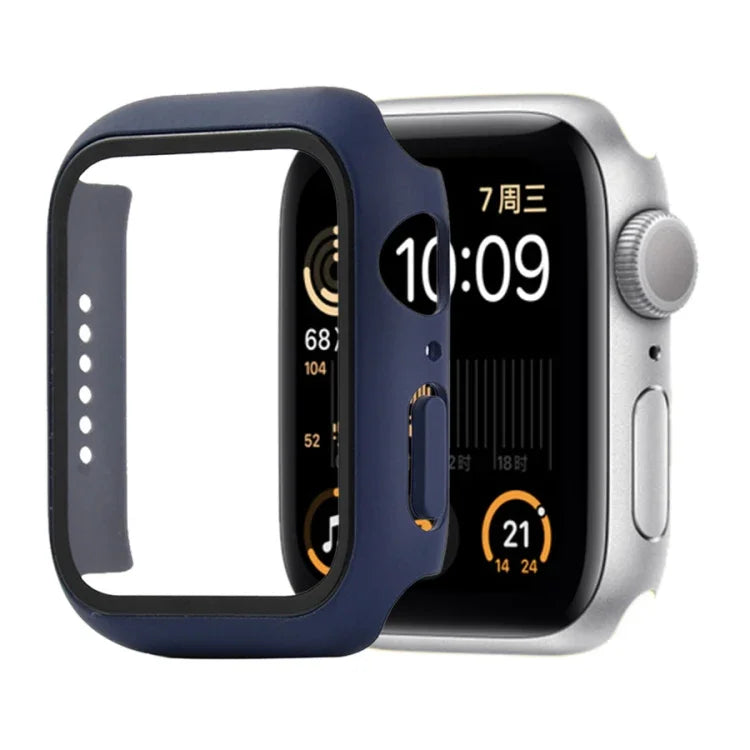 衝撃吸収PC＋強化ガラス保護ケース（梱包箱付き）Apple Watch 44mm（オレンジ）、Apple Watch Series 6 / 5 / 4 / Watch SE 40mm 用、Apple Watch Series 3 & 2 & 1 38mm 用