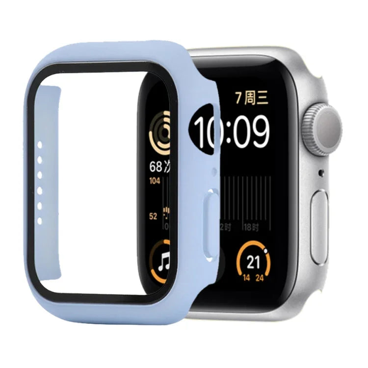 衝撃吸収PC＋強化ガラス保護ケース（梱包箱付き）Apple Watch 44mm（オレンジ）、Apple Watch Series 6 / 5 / 4 / Watch SE 40mm 用、Apple Watch Series 3 & 2 & 1 38mm 用