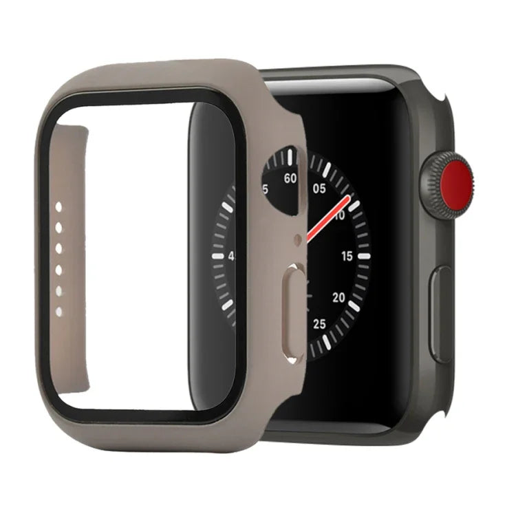 衝撃吸収PC＋強化ガラス保護ケース（梱包箱付き）Apple Watch 44mm（オレンジ）、Apple Watch Series 6 / 5 / 4 / Watch SE 40mm 用、Apple Watch Series 3 & 2 & 1 38mm 用