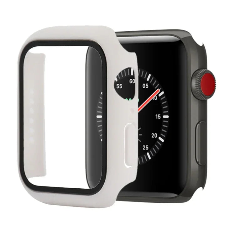衝撃吸収PC＋強化ガラス保護ケース（梱包箱付き）Apple Watch 44mm（オレンジ）、Apple Watch Series 6 / 5 / 4 / Watch SE 40mm 用、Apple Watch Series 3 & 2 & 1 38mm 用