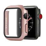 衝撃吸収PC＋強化ガラス保護ケース（梱包箱付き）Apple Watch 44mm（オレンジ）、Apple Watch Series 6 / 5 / 4 / Watch SE 40mm 用、Apple Watch Series 3 & 2 & 1 38mm 用