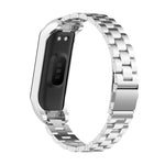 三連鋼製交換用ストラップ腕時計バンド、Samsung Galaxy Fit2 SM-R220用