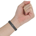 三連鋼製交換用ストラップ腕時計バンド、Samsung Galaxy Fit2 SM-R220用
