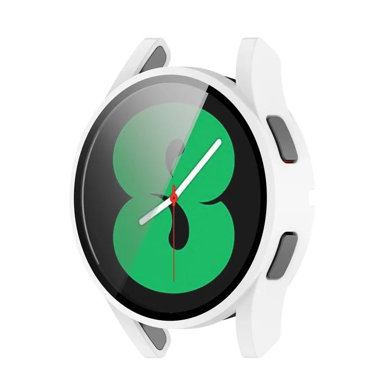 PC保護ケース 強化ガラスフィルム付き Samsung Galaxy Watch4 40mm用、Samsung Galaxy Watch4 44mm用