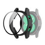 PC保護ケース 強化ガラスフィルム付き Samsung Galaxy Watch4 40mm用、Samsung Galaxy Watch4 44mm用