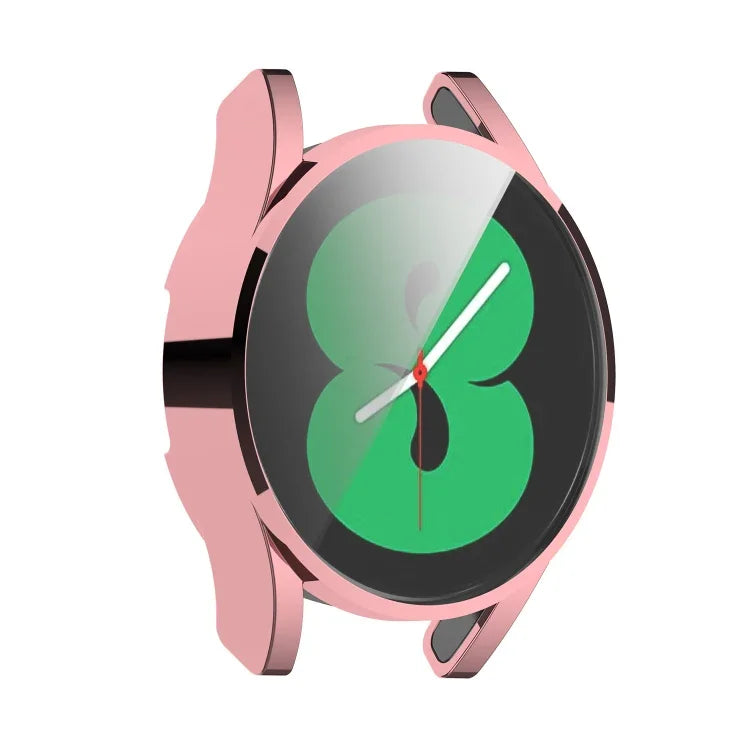 全面保護TPU電気めっき保護ケースカバー Samsung Galaxy Watch4 40mm用、Samsung Galaxy Watch4 44mm用