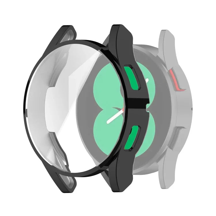 全面保護TPU電気めっき保護ケースカバー Samsung Galaxy Watch4 40mm用、Samsung Galaxy Watch4 44mm用