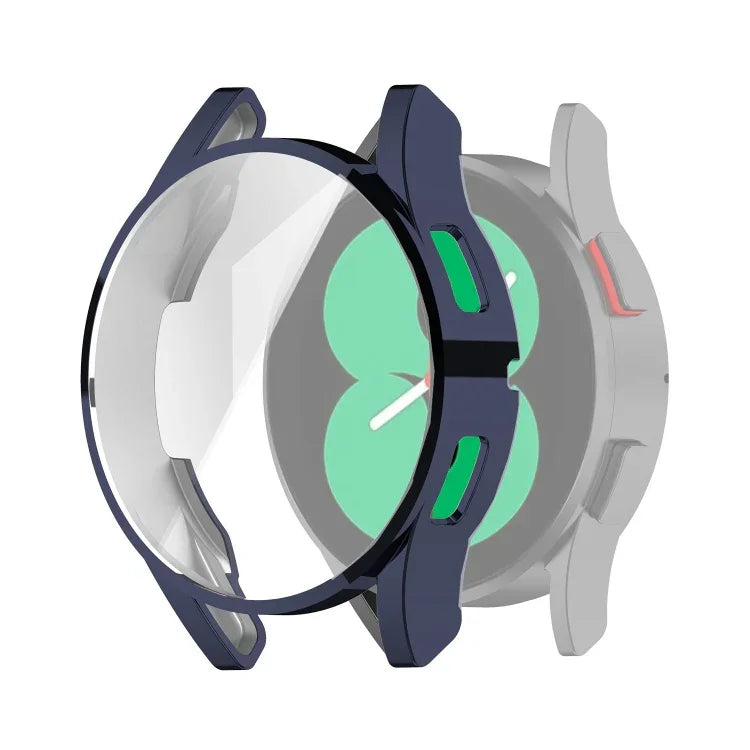全面保護TPU電気めっき保護ケースカバー Samsung Galaxy Watch4 40mm用、Samsung Galaxy Watch4 44mm用
